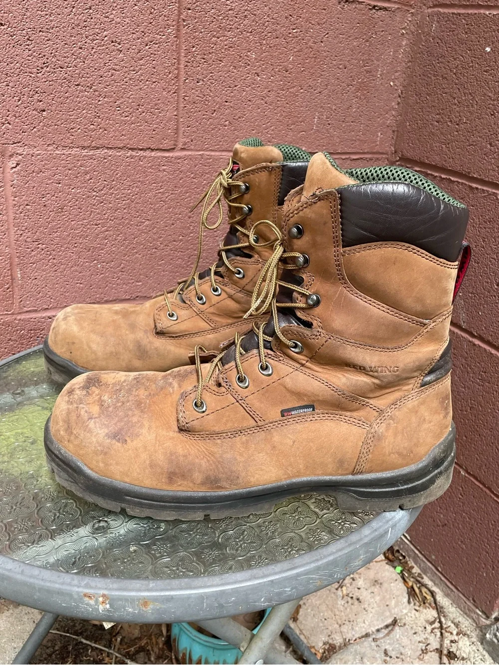 Red Wing king Toe 8-inch Insulated Waterproof Safety Toe Boots Size 13 D
